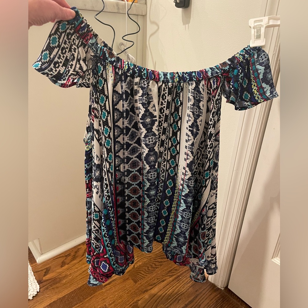 girls Vintage Havana off the shoulder top